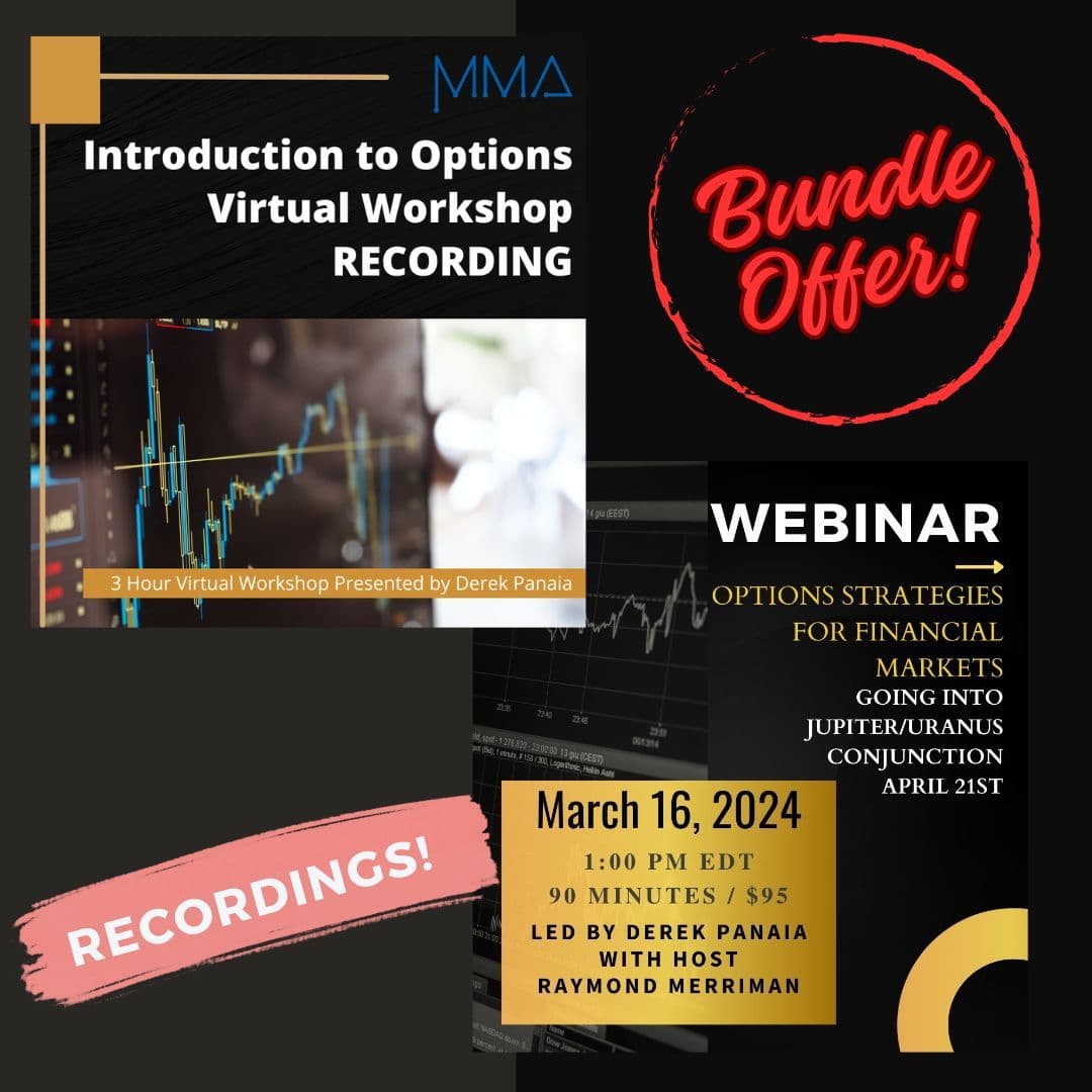 Options Workshop Bundle: Introductions to Options Recording & Strategies for Financial Markets Workshop Recording