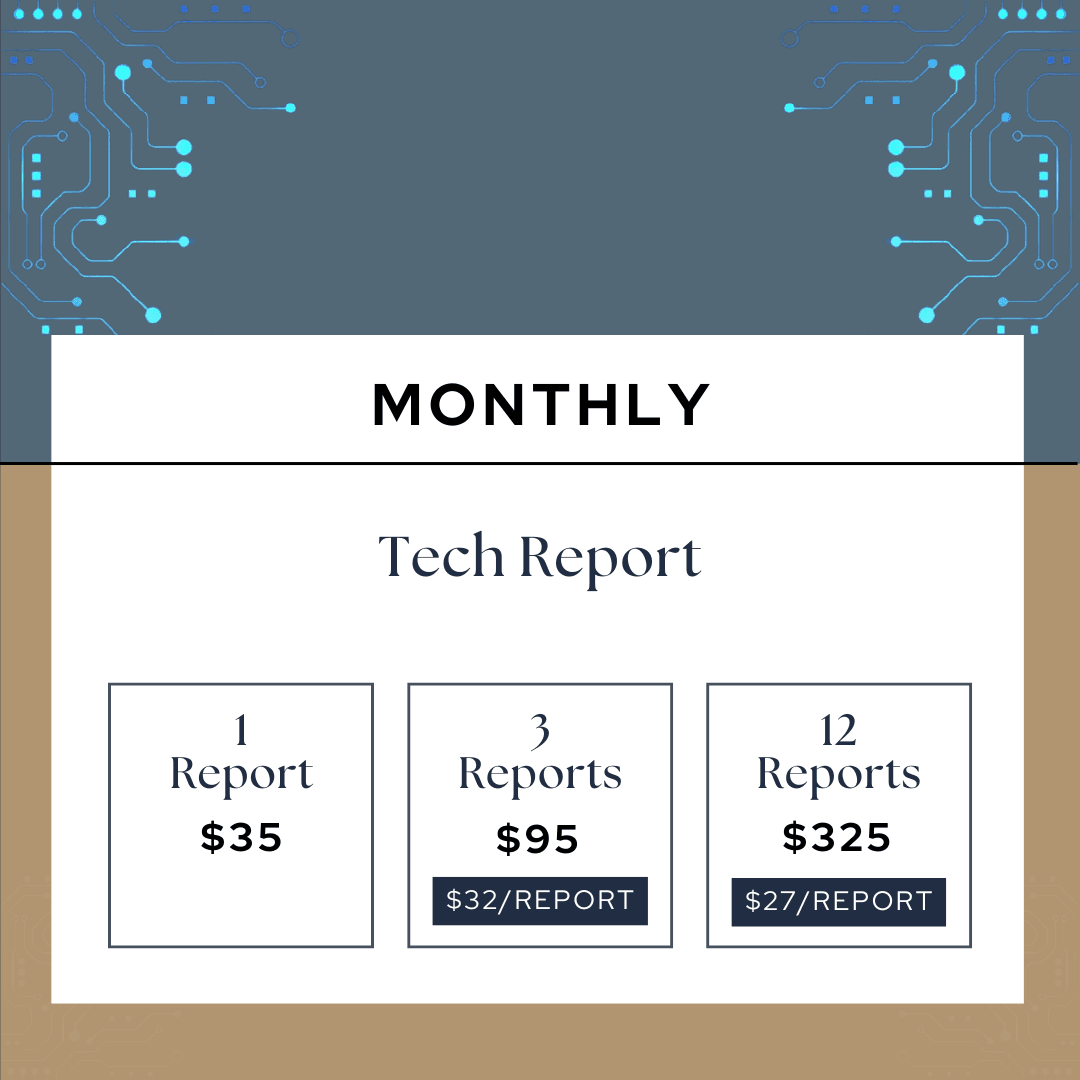 MMA Monthly Tech Report