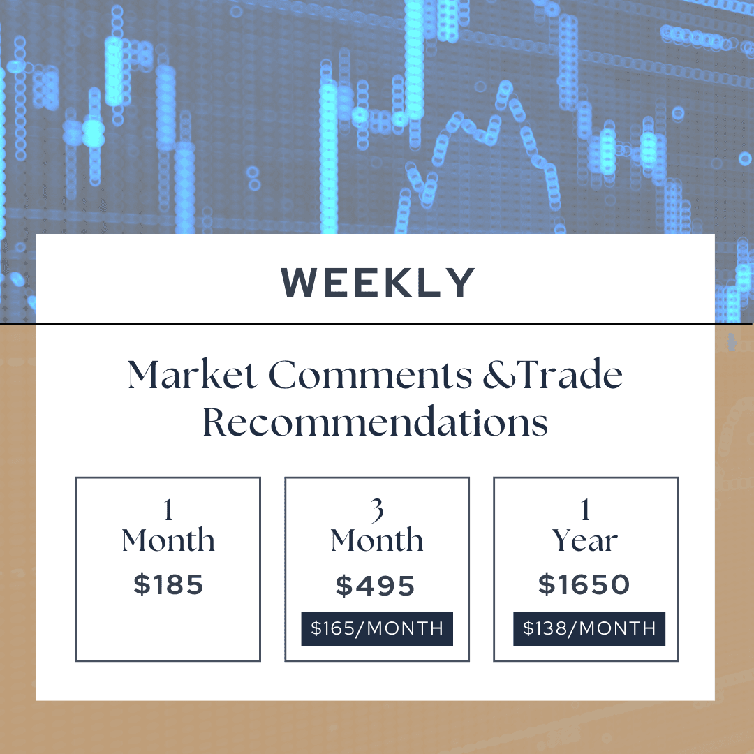 MMA Weekly Market Comments and Trade Recommendations