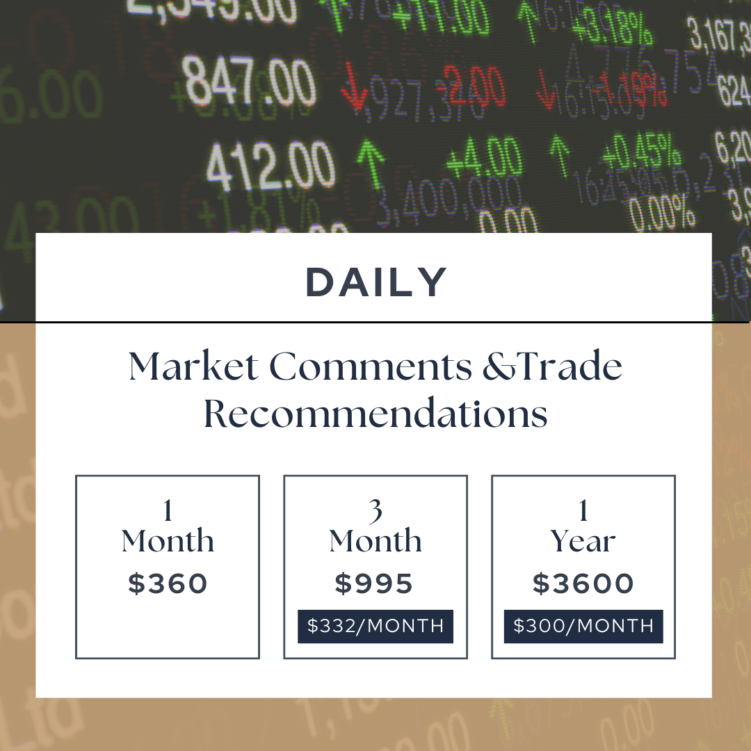 MMA Daily Market Comments and Trade Recommendations